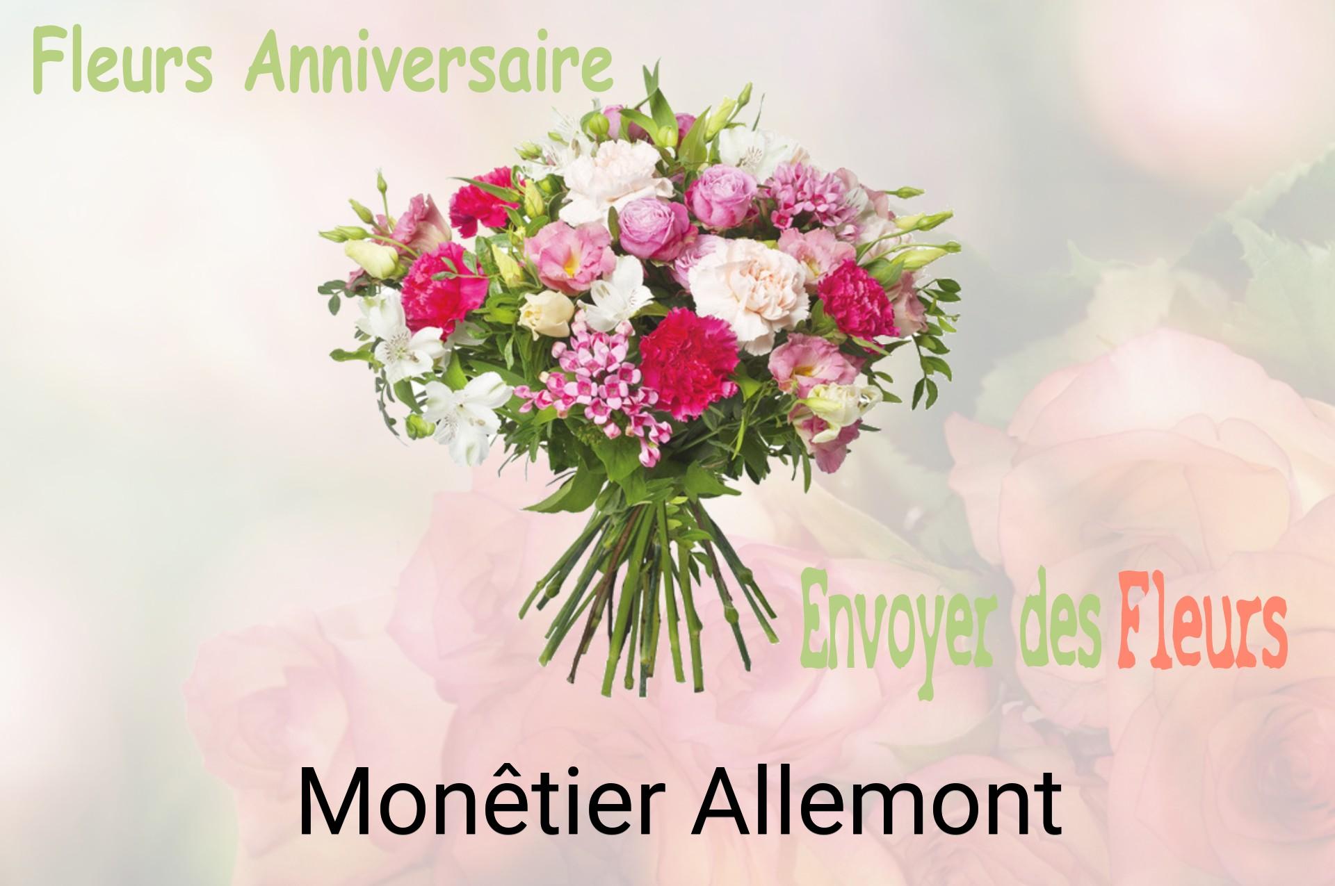Bouquet de fleurs d’anniversaire livré à Monêtier-Allemont