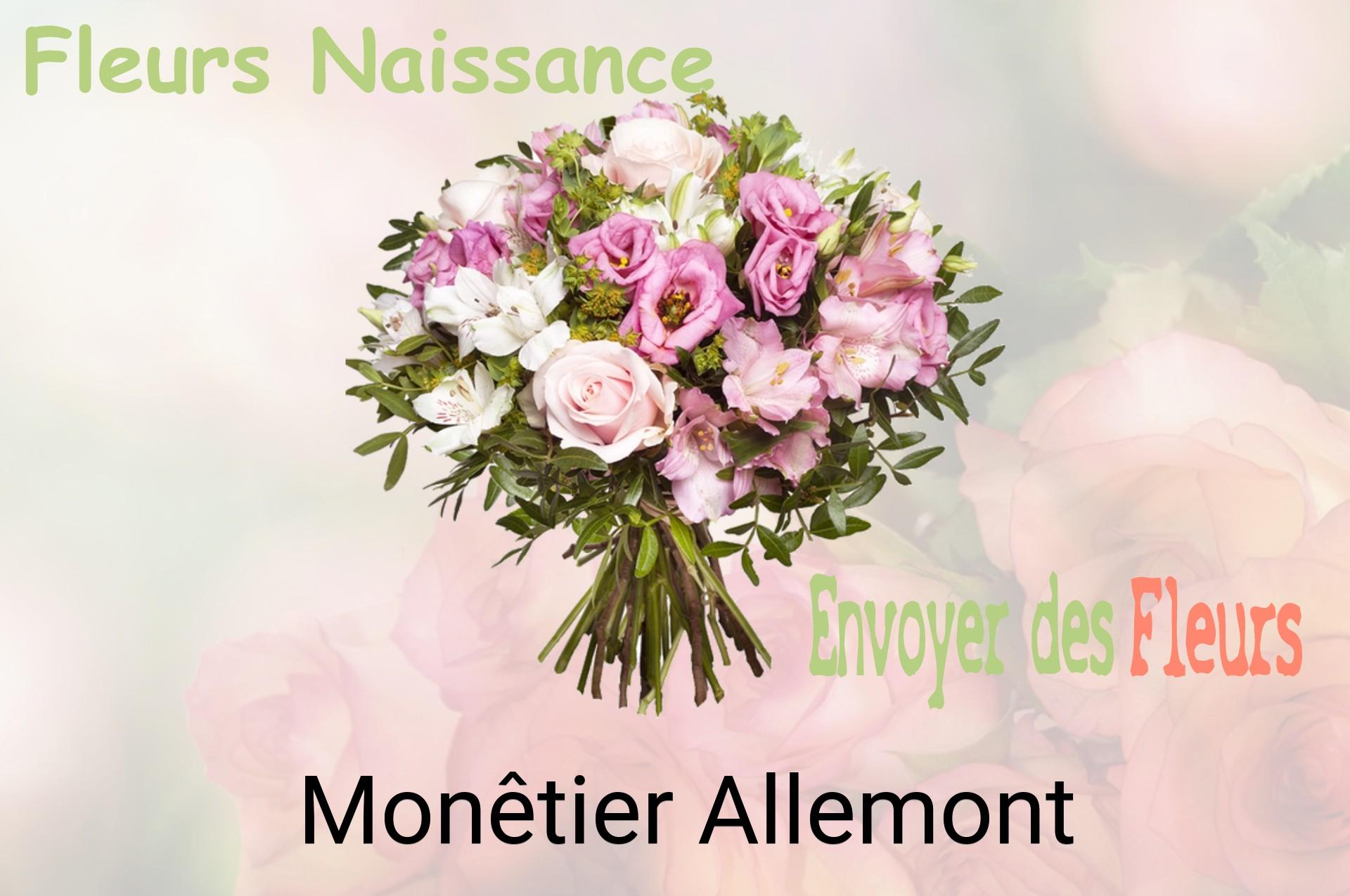 Bouquet de fleurs de naissance livré à Monêtier-Allemont